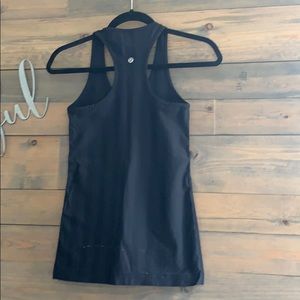 Lululemon tank black with stripe